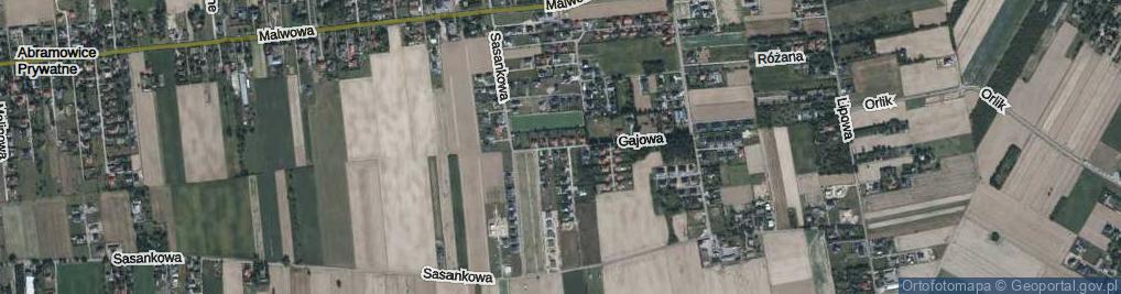 Zdjęcie satelitarne Gajowa ul.